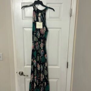 Multicolor maxi Dress, Sz M, new never worn